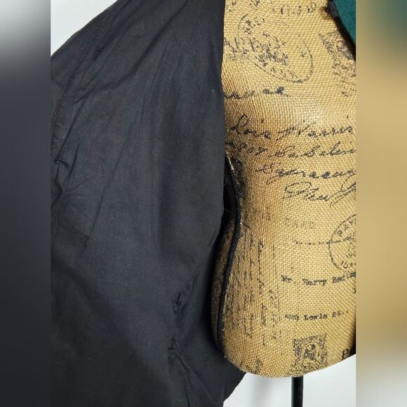 Vintage 70s Nepal Boiled Wool Jacket Coat Toggle Buttons Sz Large - Picture 10 of 14